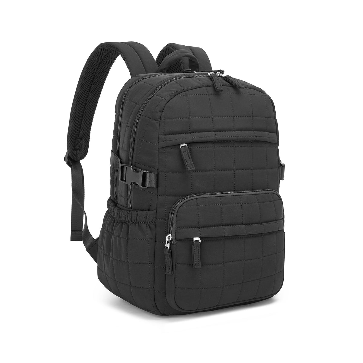 Miss Lulu Quilted Lightweight Backpack, Fits 15.6 Inch Notebook