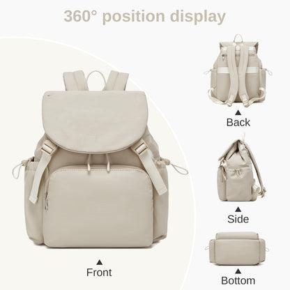 Miss Lulu Lightweight Nylon Drawstring Backpack– Casual Daily Rucksack