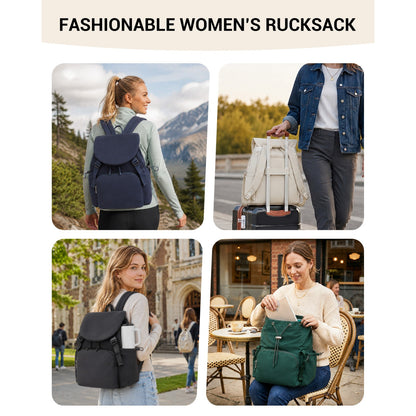 Miss Lulu Lightweight Nylon Drawstring Backpack– Casual Daily Rucksack