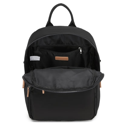 Miss Lulu Women's Backpack, Water-Resistant Nylon Convertible Shoulder and