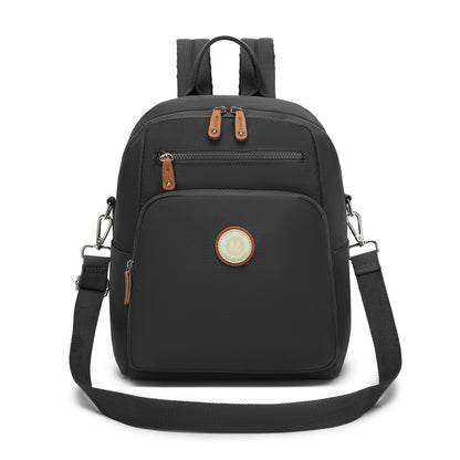 Miss Lulu Women's Backpack, Water-Resistant Nylon Convertible Shoulder and