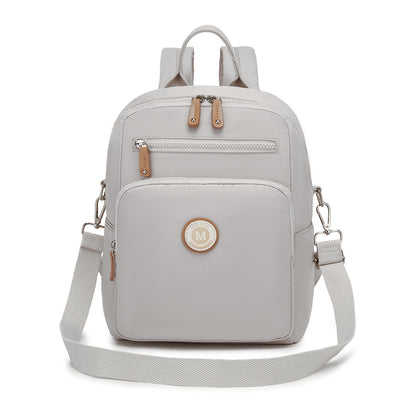 Miss Lulu Women's Backpack, Water-Resistant Nylon Convertible Shoulder and