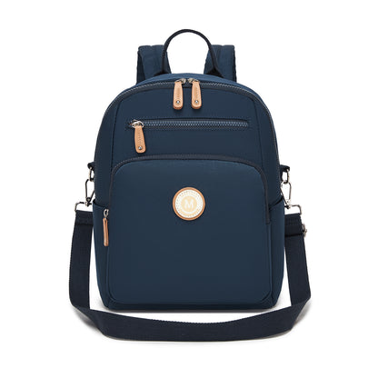 Miss Lulu Women's Backpack, Water-Resistant Nylon Convertible Shoulder and