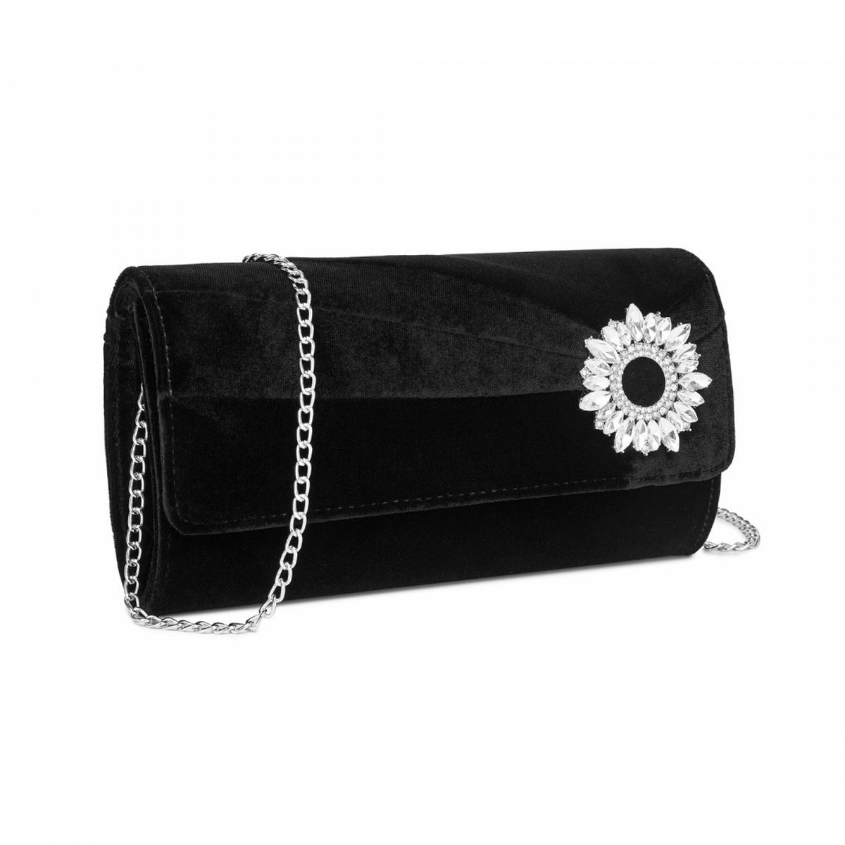 Miss Lulu Elegant Velvet Evening Clutch