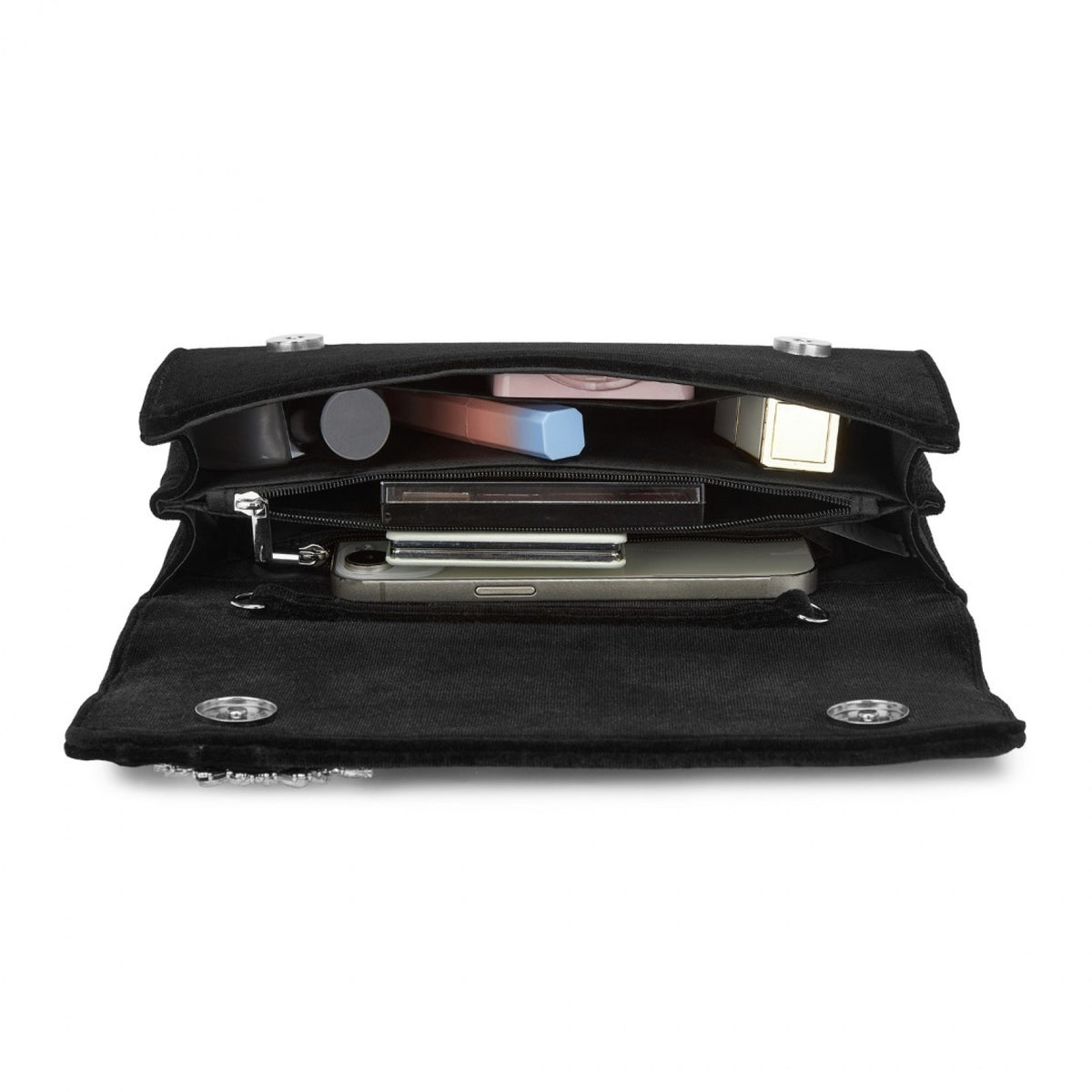 Miss Lulu Elegant Velvet Evening Clutch