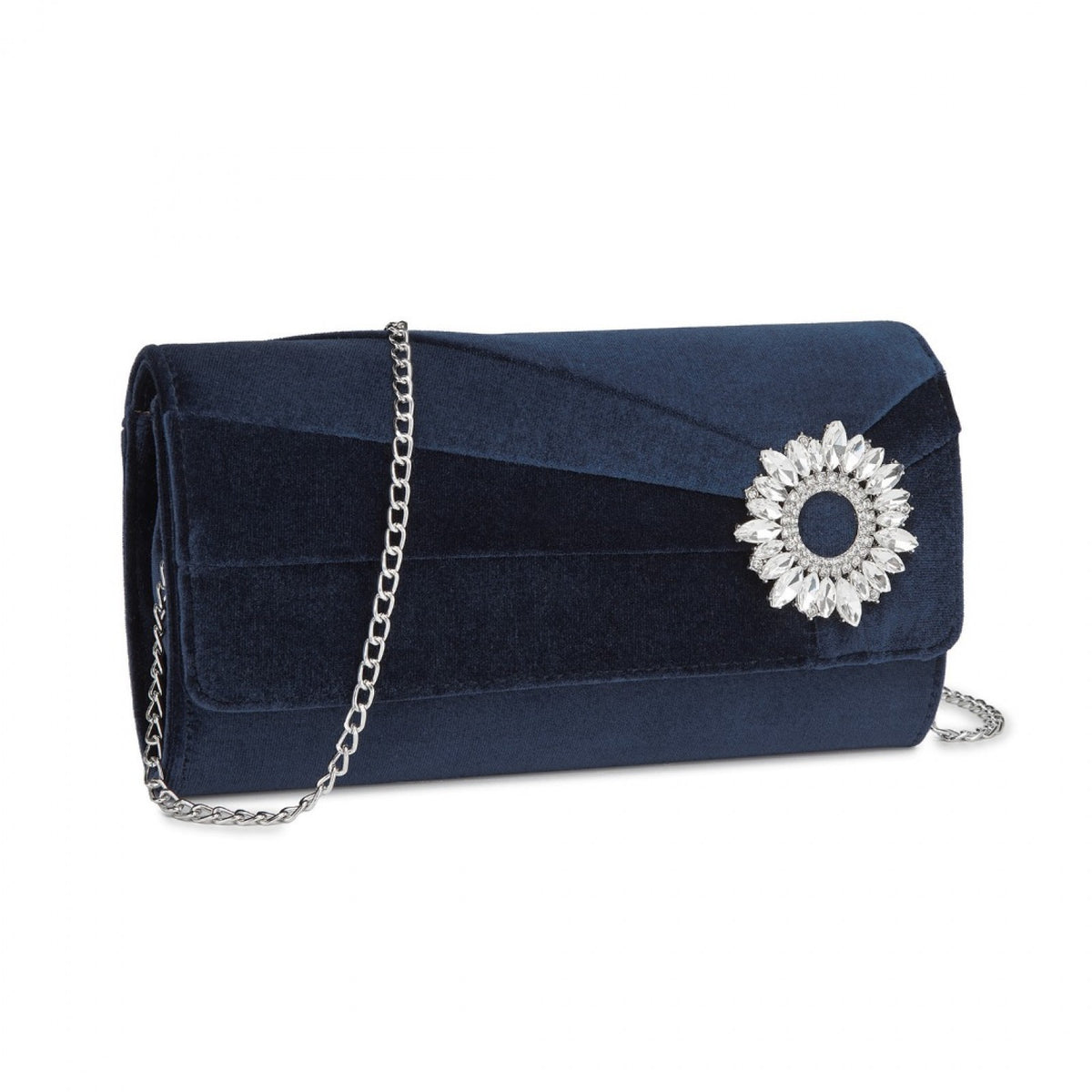 Miss Lulu Elegant Velvet Evening Clutch
