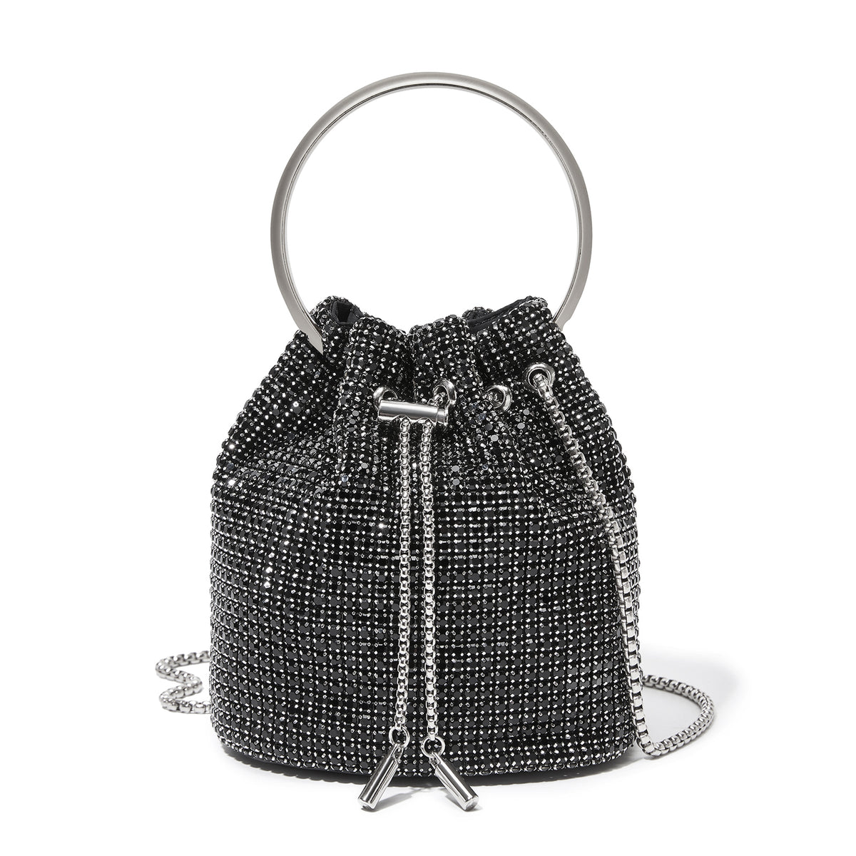 Kono Women's Rhinestone Evening Bag– Sparkly Handbag