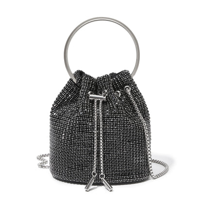 Kono Women's Rhinestone Evening Bag– Sparkly Handbag