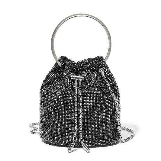Kono Women's Rhinestone Evening Bag– Sparkly Handbag