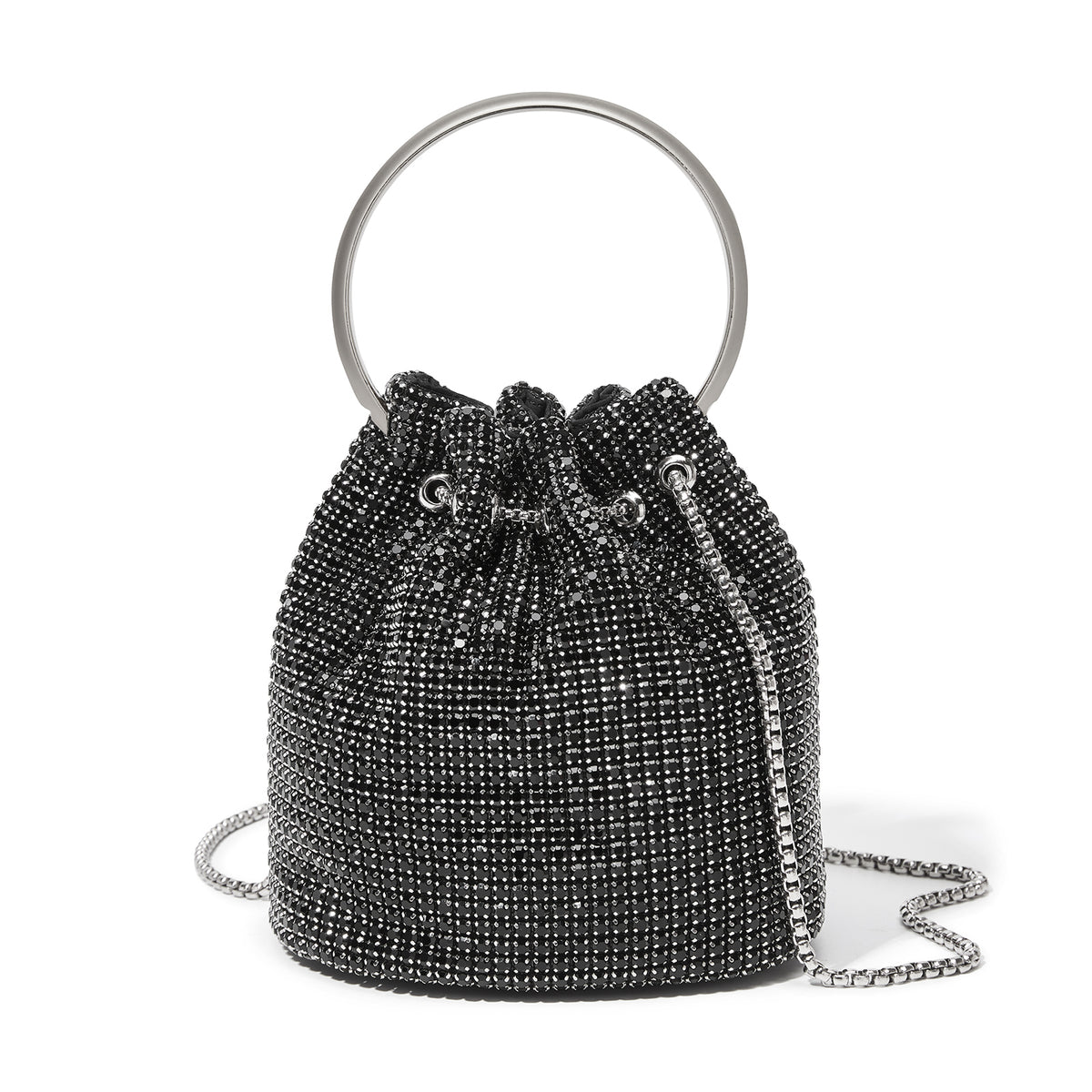 Kono Women's Rhinestone Evening Bag– Sparkly Handbag