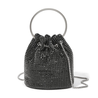 Kono Women's Rhinestone Evening Bag– Sparkly Handbag