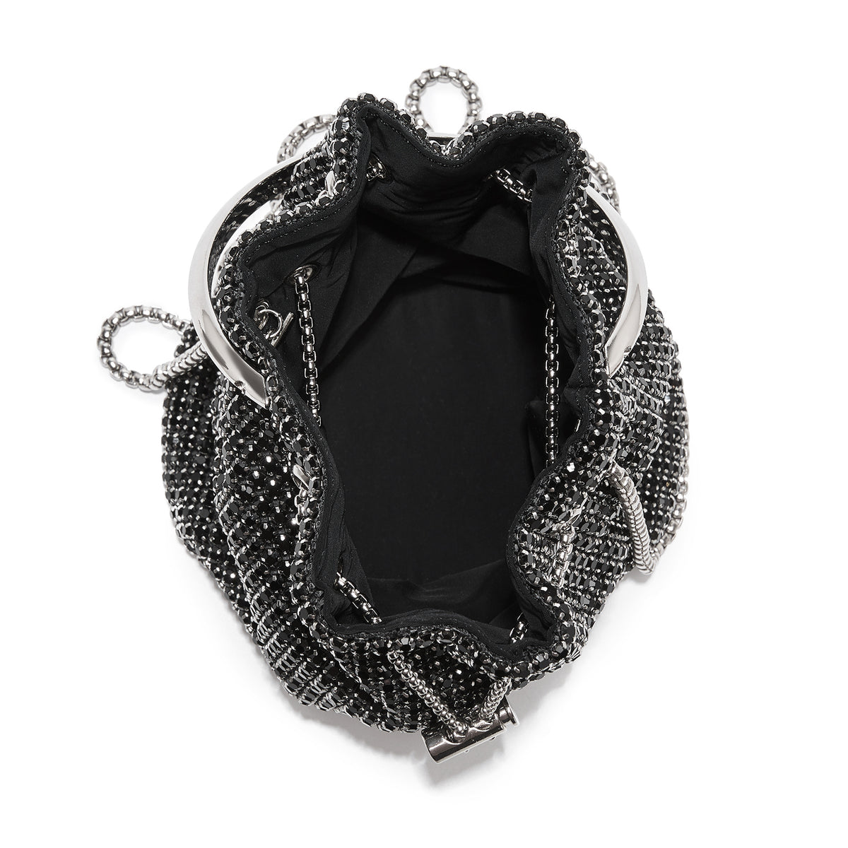 Kono Women's Rhinestone Evening Bag– Sparkly Handbag