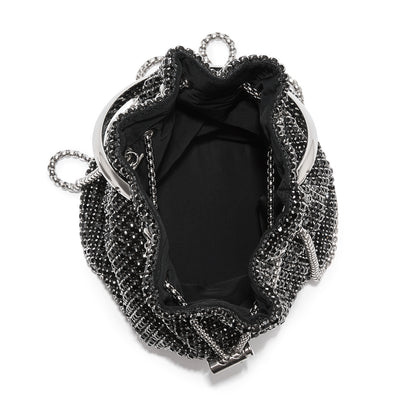 Kono Women's Rhinestone Evening Bag– Sparkly Handbag