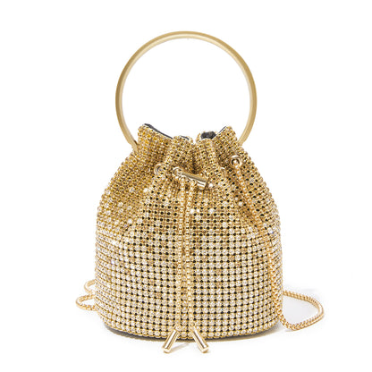 Kono Women's Rhinestone Evening Bag– Sparkly Handbag