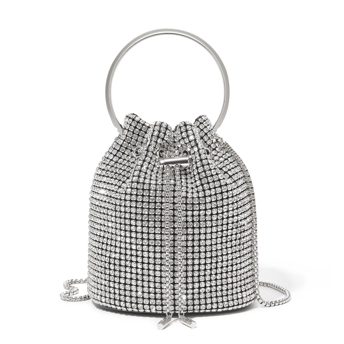 Kono Women's Rhinestone Evening Bag– Sparkly Handbag