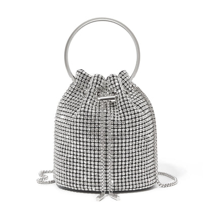 Kono Women's Rhinestone Evening Bag– Sparkly Handbag