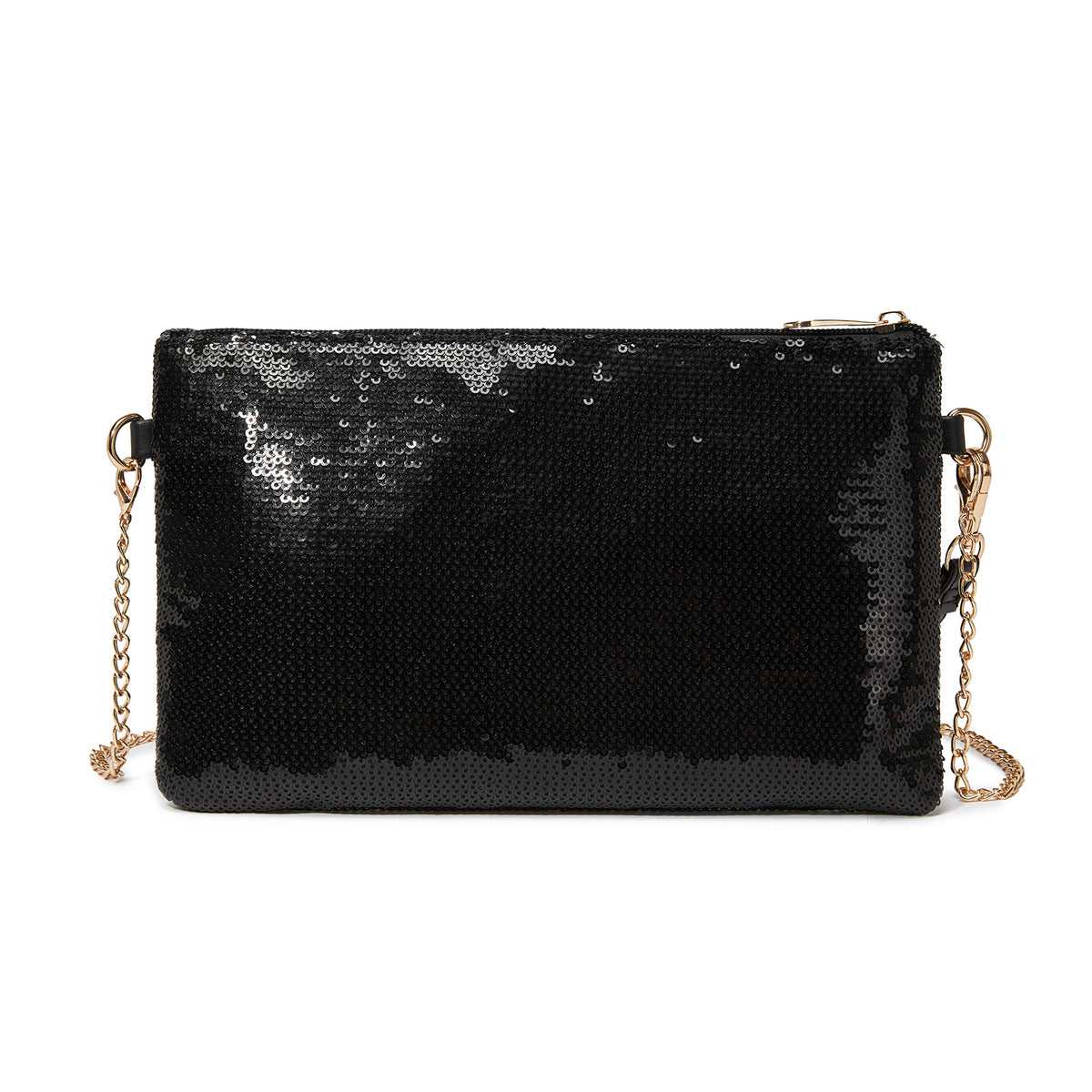 Kono Glam Sparkle Sequin Evening Clutch-Sleek, Shimmering Wristlet & Crossbody