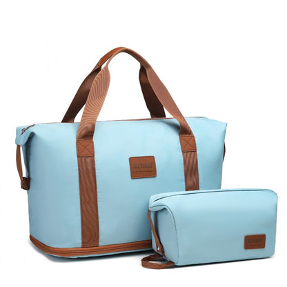 Kono Two Pieces Expandable Durable Waterproof Travel Duffel Bag