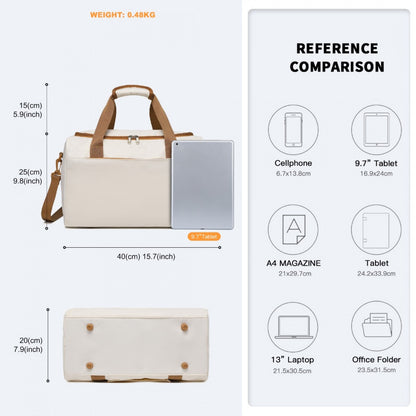 Kono Spacious Travel Storage Bag Handbag