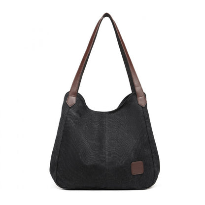 Kono Canvas Shoulder Tote Bag