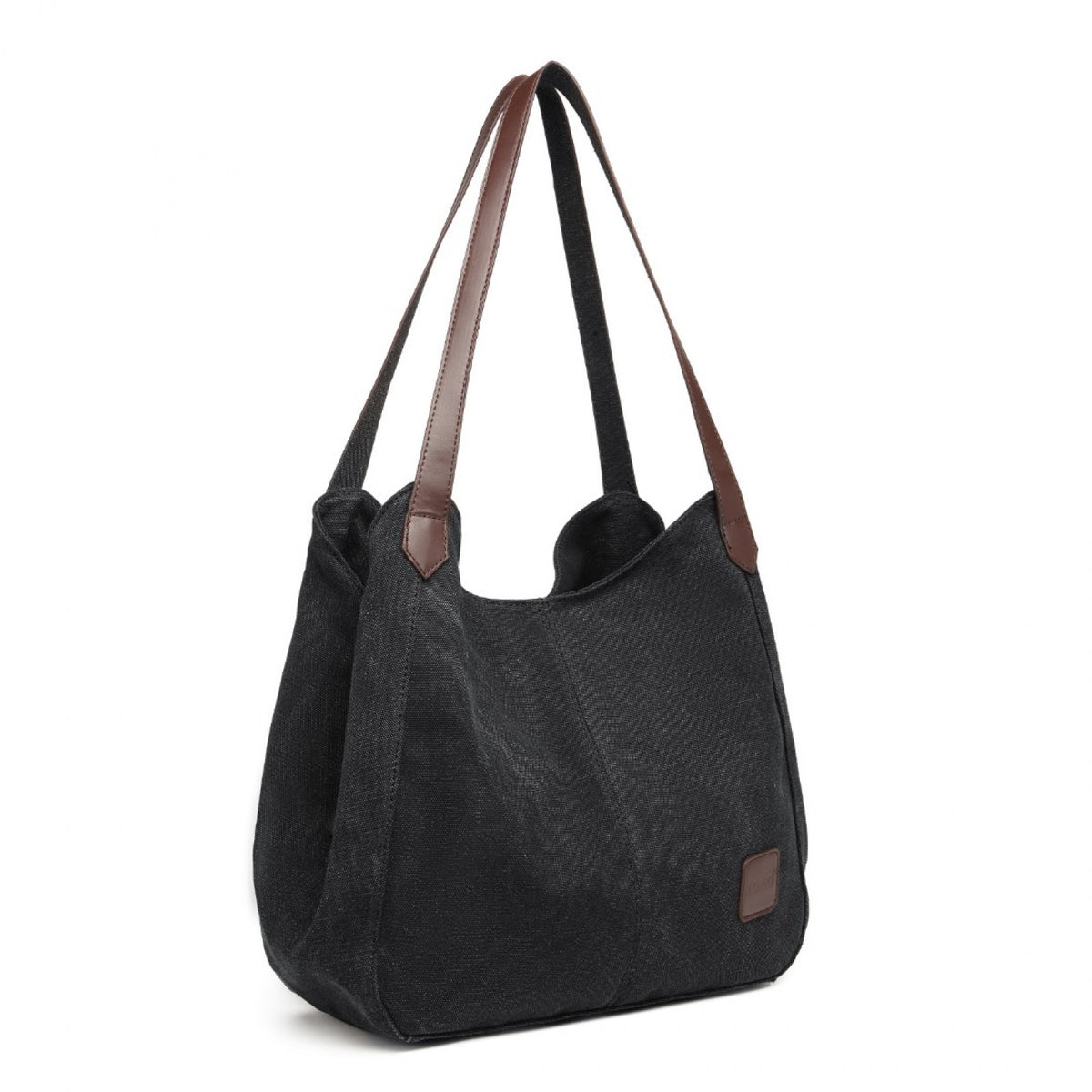 Kono Canvas Shoulder Tote Bag
