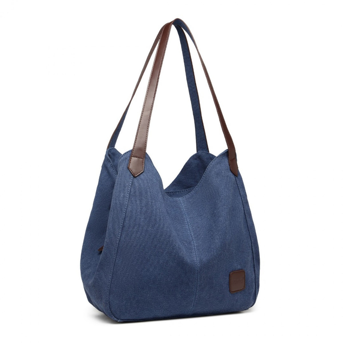 Kono Canvas Shoulder Tote Bag