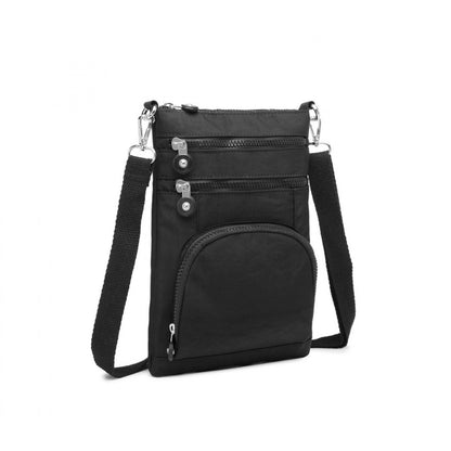 Kono Casual Multi Pocket RFID Blocking Cross body Bag