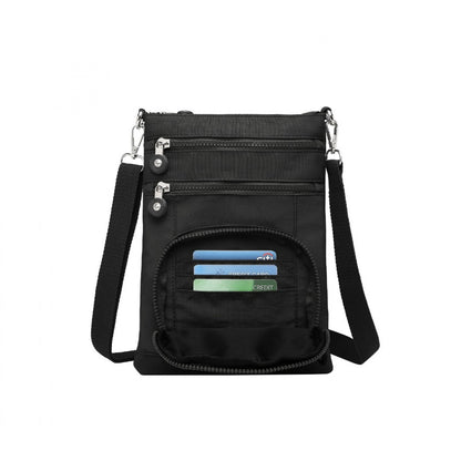 Kono Casual Multi Pocket RFID Blocking Cross body Bag