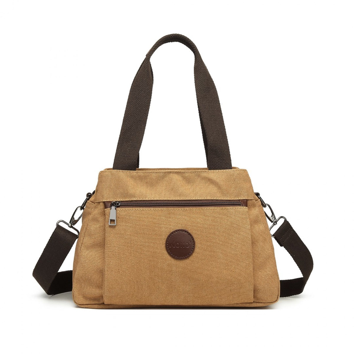Kono Canvas Multi-Functional Cross Body Bag