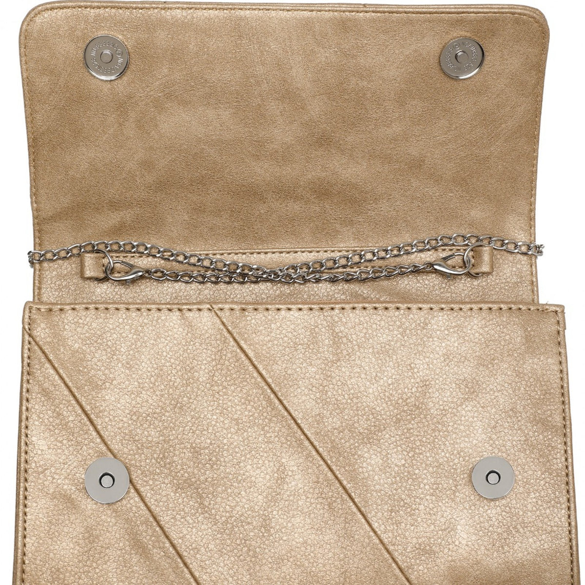 Miss Lulu Stylish Twill Clutch Leather Chain Evening Bag