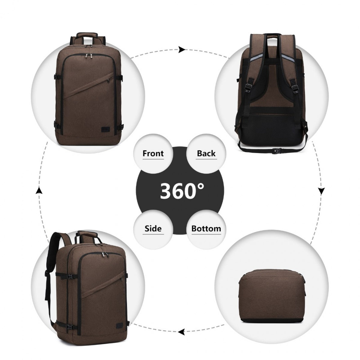 Kono Lightweight Bag Travel Business Backpack