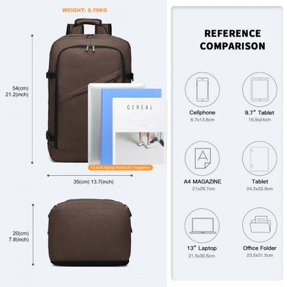 Kono Lightweight Bag Travel Business Backpack