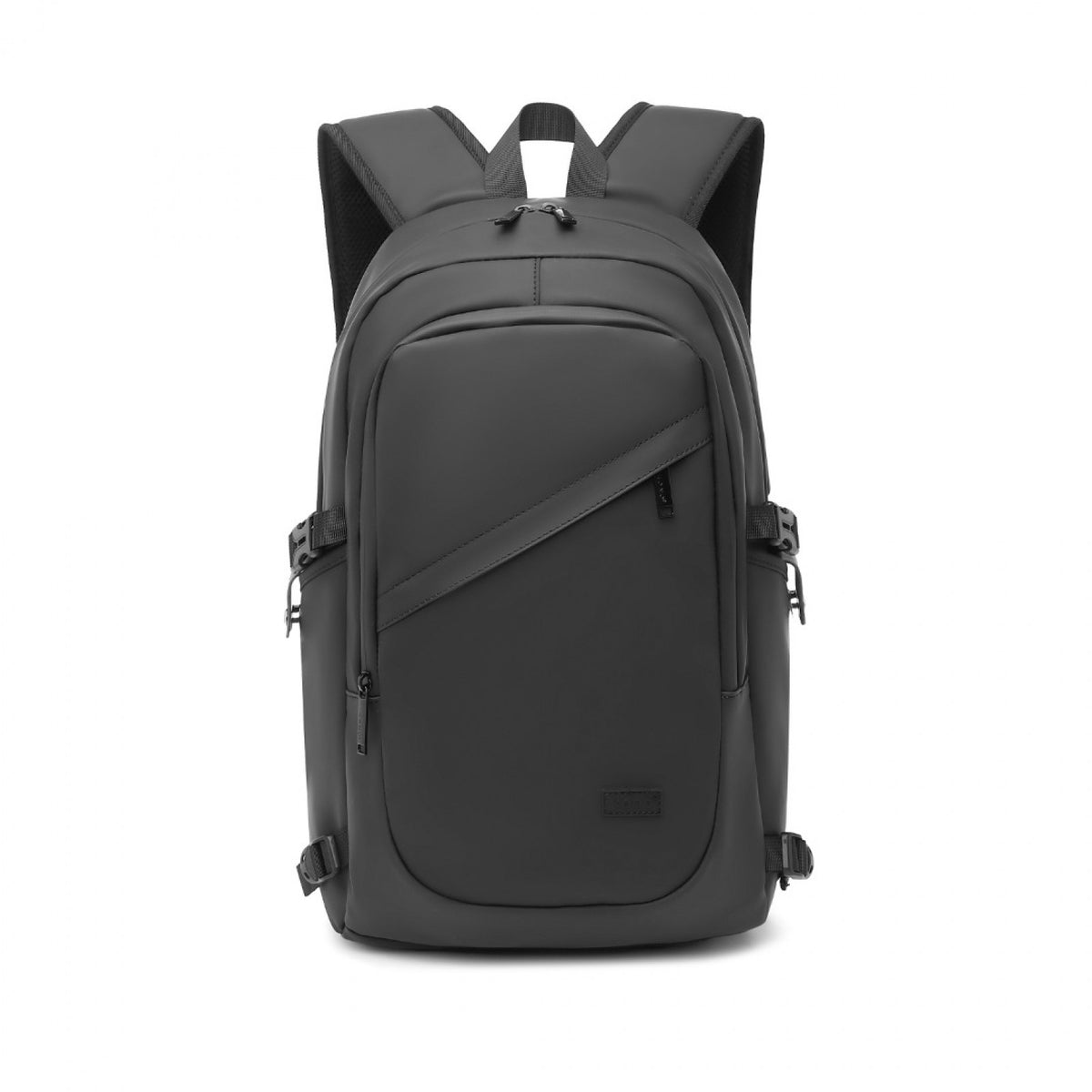 Kono PVC Coated Water-Resistant Tech Backpack With USB Charging Port