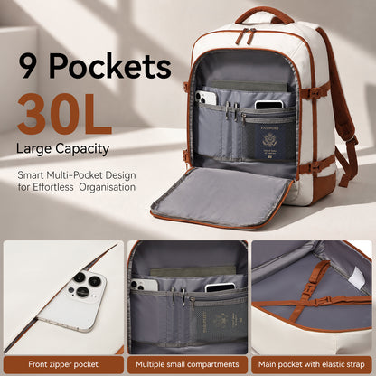 Kono Premium Carry-On Travel Backpack