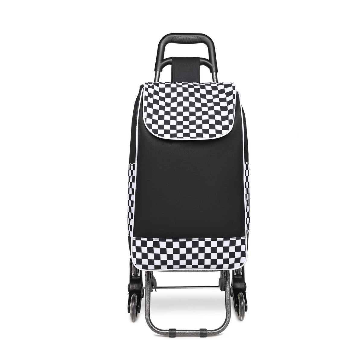 Kono 6 Wheel Push Shopping Trolley