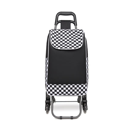 Kono 6 Wheel Push Shopping Trolley