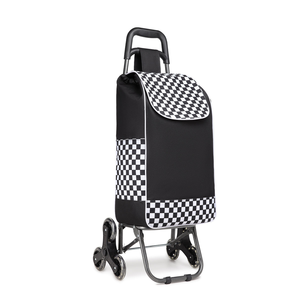 Kono 6 Wheel Push Shopping Trolley