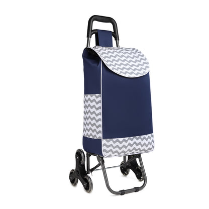 Kono 6 Wheel Push Shopping Trolley