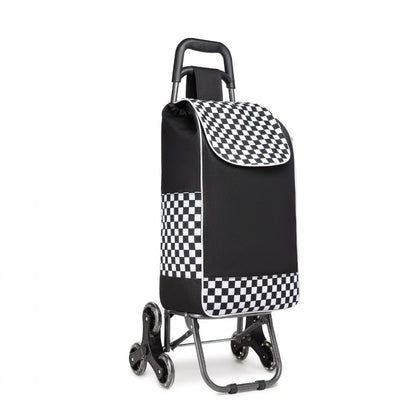 Kono 6 Wheel Push Shopping Trolley
