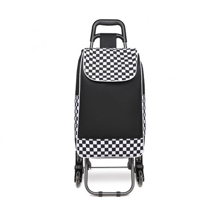 Kono 6 Wheel Push Shopping Trolley