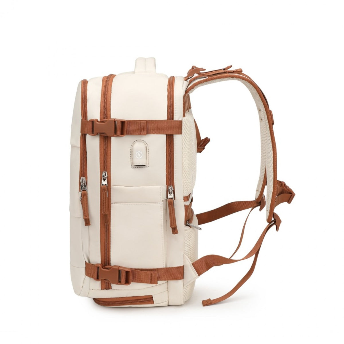 Kono Multi-Functional Breathable Travel Backpack With USB Charging Port And