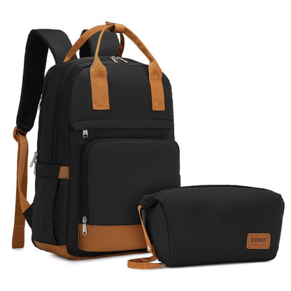 Kono Multi-Compartment Laptop Backpack