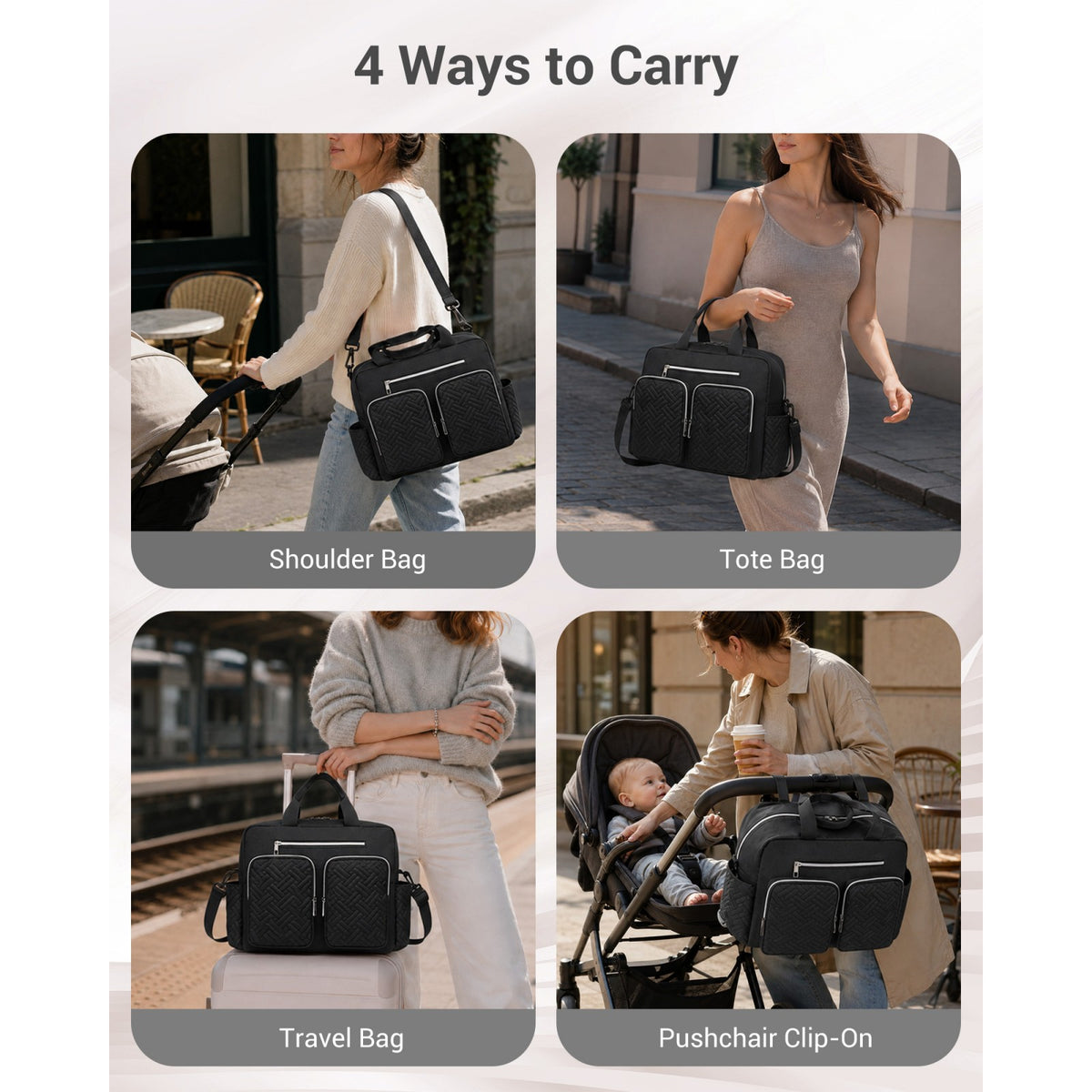 Kono Versatile Diaper Changing Tote Bag