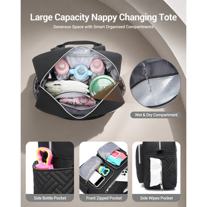 Kono Versatile Diaper Changing Tote Bag