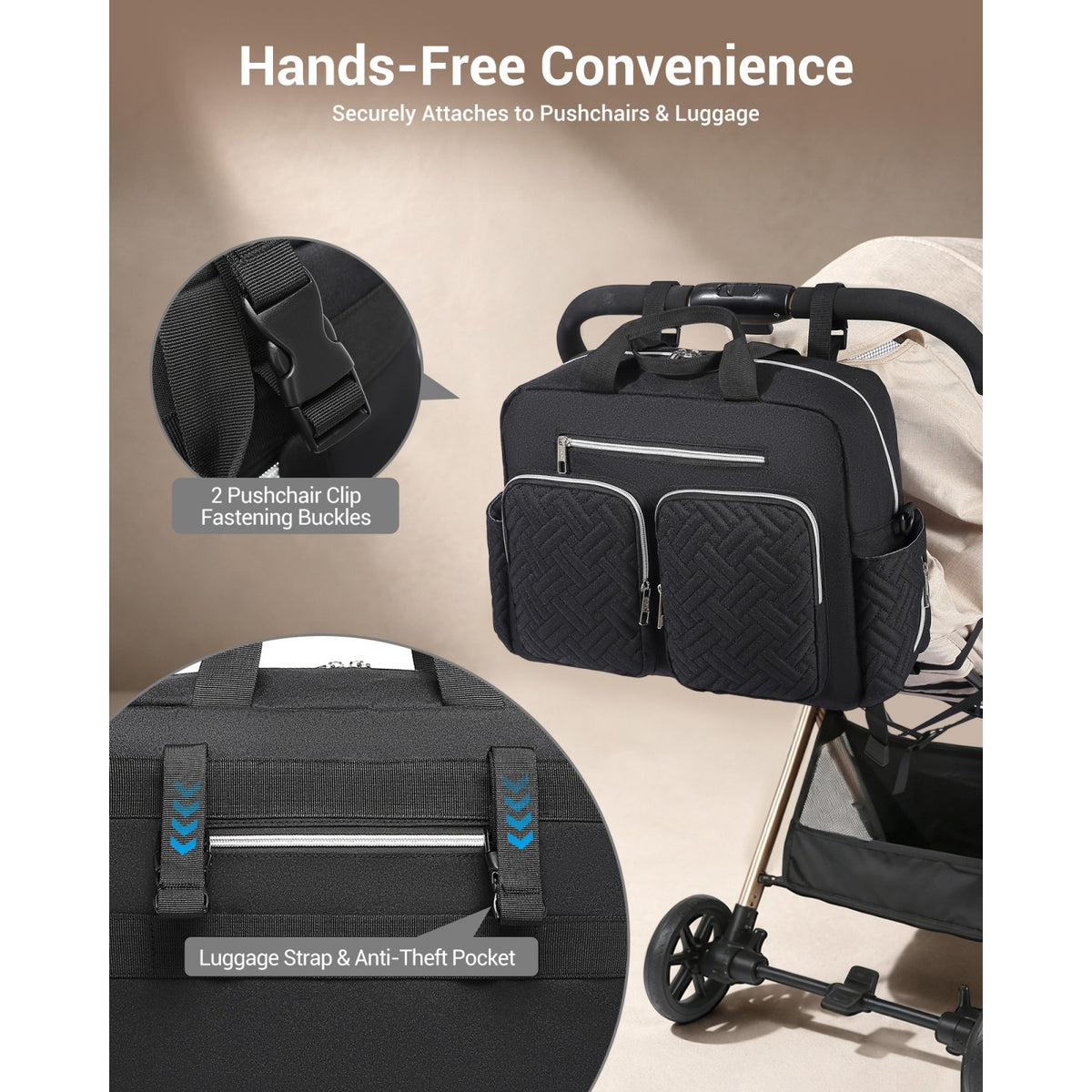 Kono Versatile Diaper Changing Tote Bag