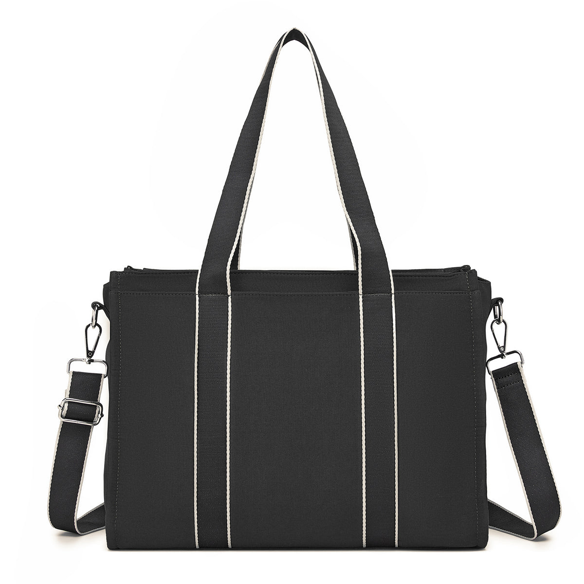 Miss Lulu Wearproof Large Capacity Tote Bag with 15.6” Laptop Sleeve