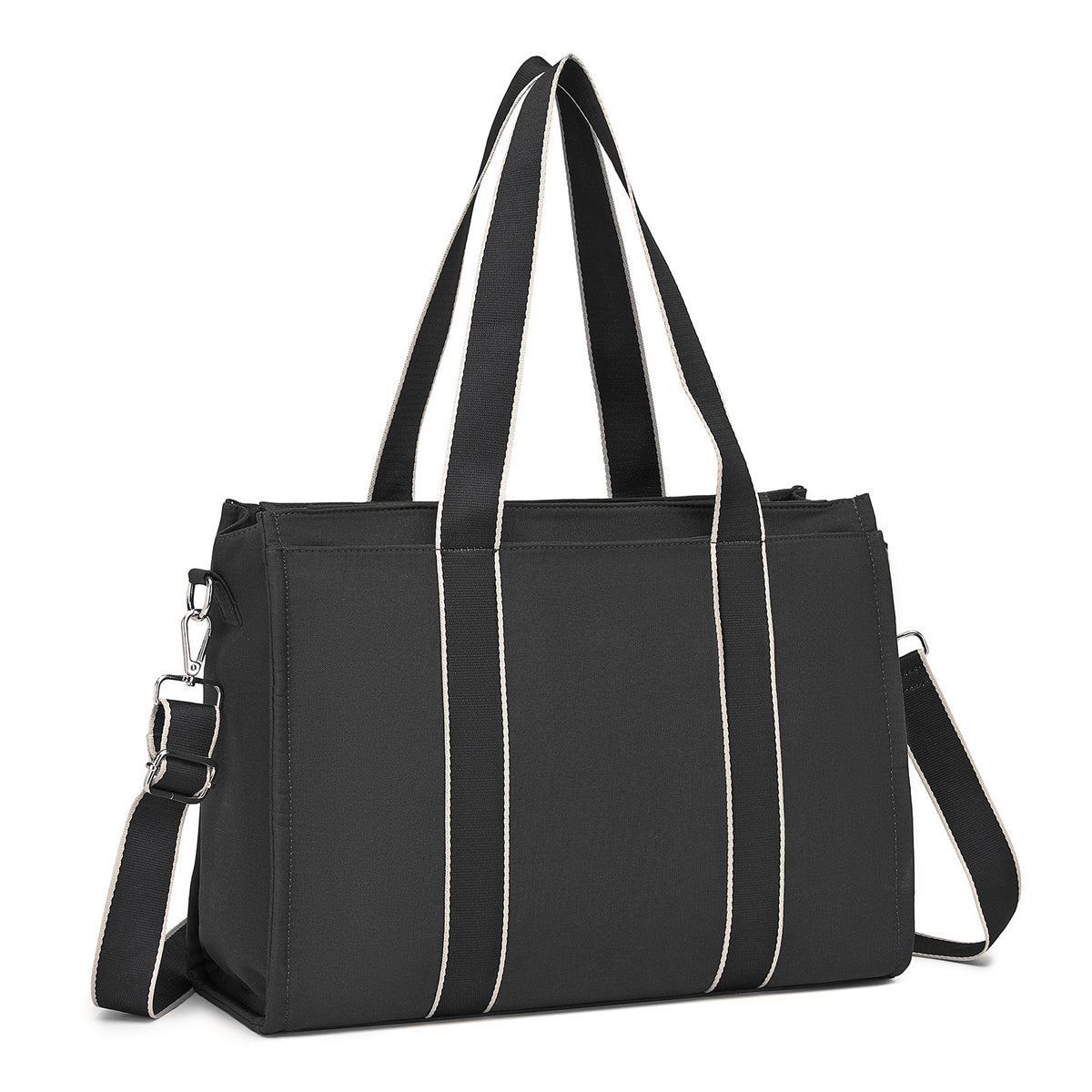 Miss Lulu Wearproof Large Capacity Tote Bag with 15.6” Laptop Sleeve