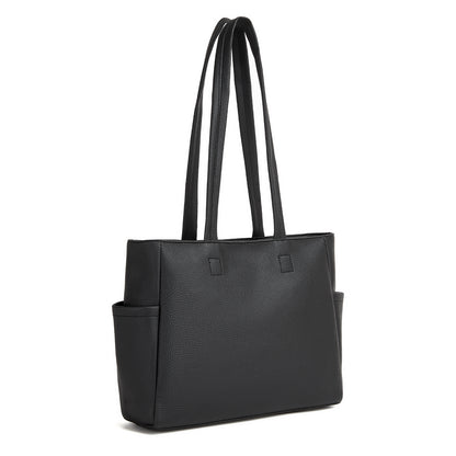 Miss Lulu Women’s Large Capacity PVC Tote Bag, 13‑inch Tablet Compartment