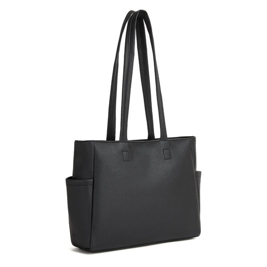 Miss Lulu Women’s Large Capacity PVC Tote Bag, 13‑inch Tablet Compartment