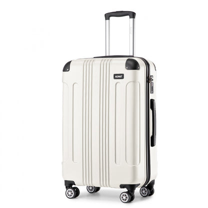 Kono ABS Lightweight Compact Hard Shell Suitcase Travel Luggage